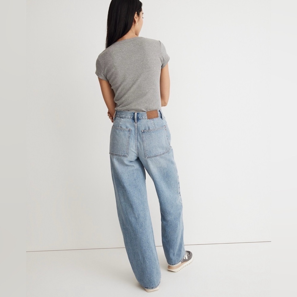 Madewell Super-wide-Leg Jeans in Larkins Wash - Picture 3 of 15